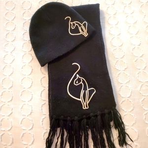 Ladies Baby Phat Hat and scarf.